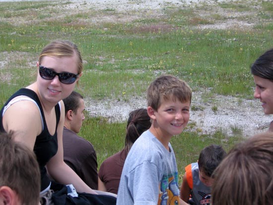 2006 family reunion in Yellowstone National Park